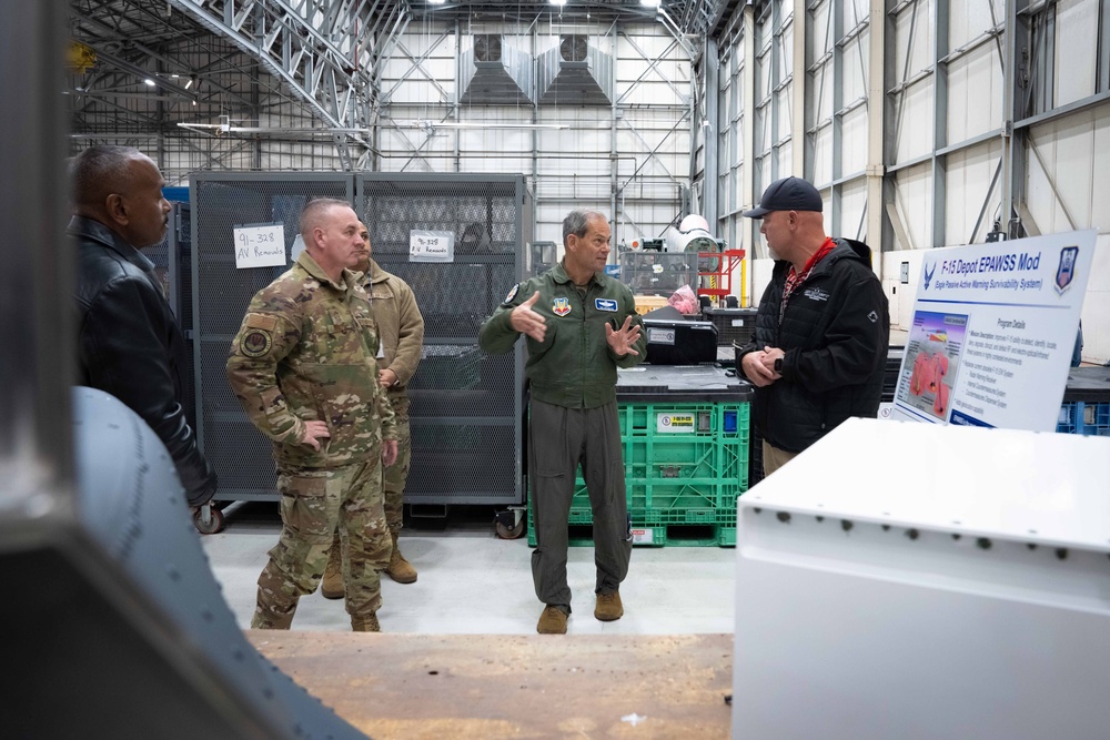 Air Combat Command team visits Robins AFB