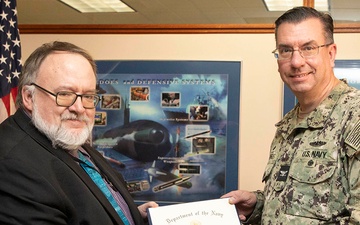 NUWC Division Newport senior analyst earns DON Meritorious Civilian Service Award