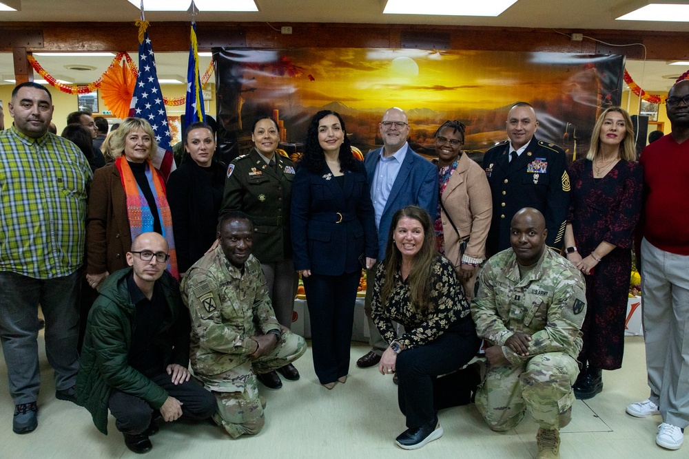 Thanksgiving Celebration on Camp Bondsteel, Kosovo