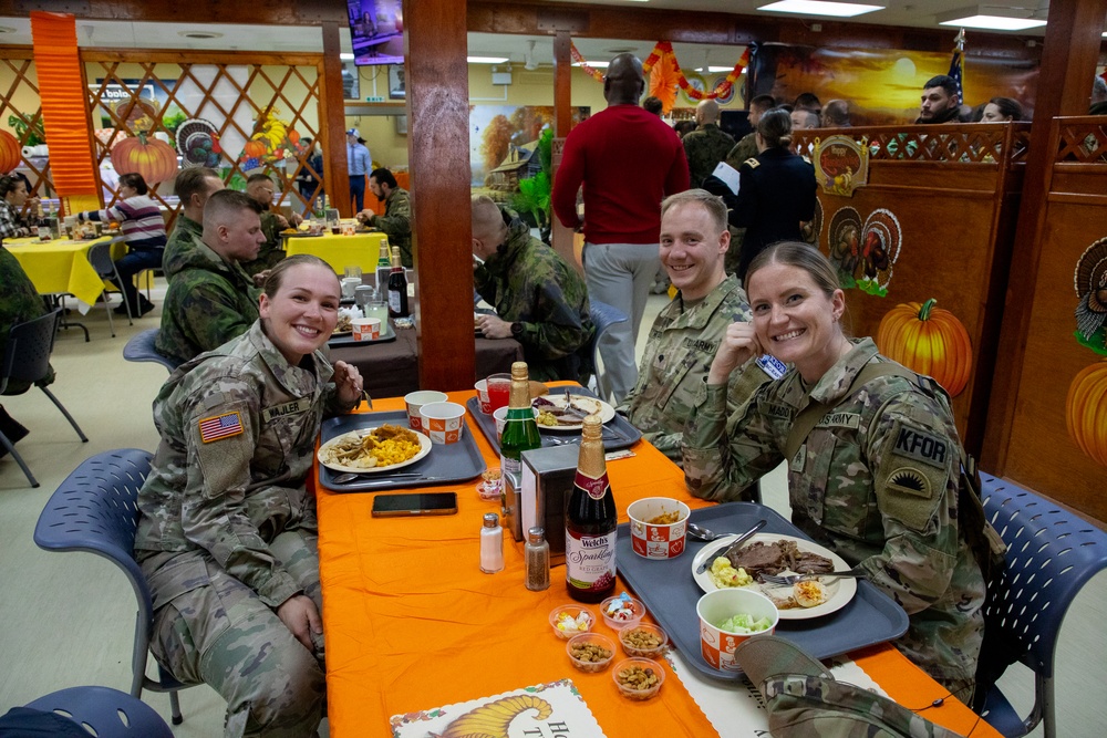 Thanksgiving Celebration on Camp Bondsteel, Kosovo