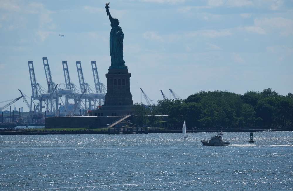 Two 47-foot motor lifeboats make transit from the Great Lakes to New York