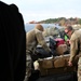 All hands on deck offloading a KC-135R from a recent deployment