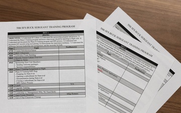 “Buck Sergeant” Training Program: 50th SFS support Guardian, Airmen development