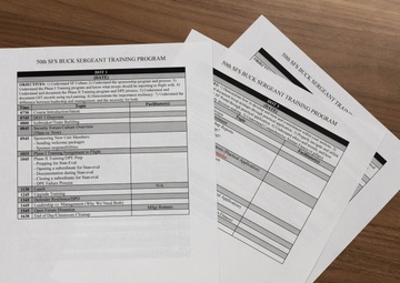“Buck Sergeant” Training Program: 50th SFS support Guardian, Airmen development