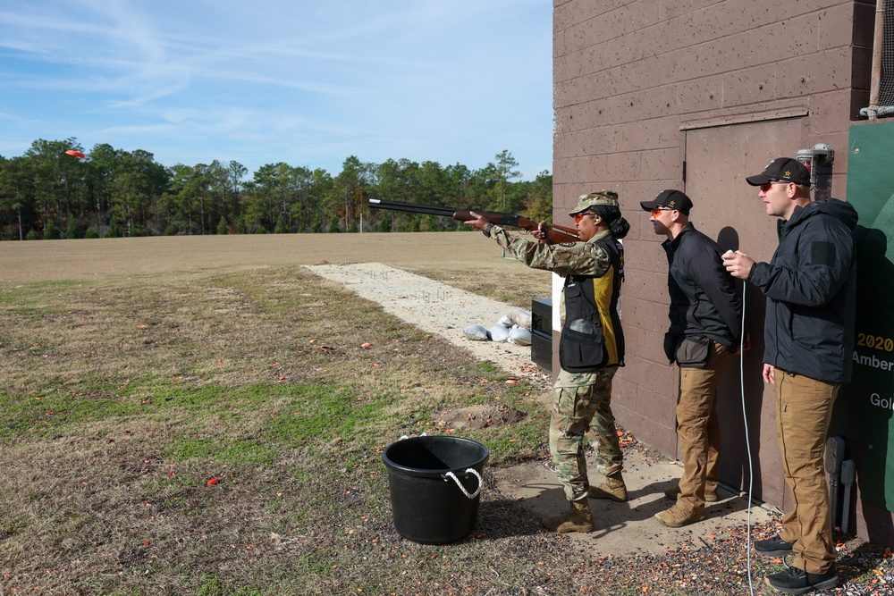 Brig. Gen. Antoinette R. Gant visits the U.S. Army Marksmanship Unit