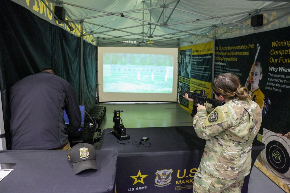 Brig. Gen. Antoinette R. Gant visits the U.S. Army Marksmanship Unit