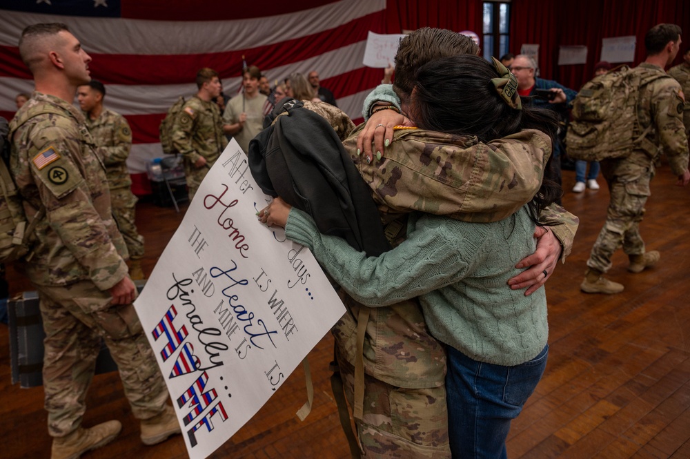 44th IBCT Soldiers welcomed home, December 12, 2024