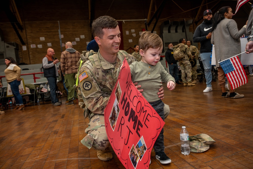 44th IBCT Soldiers welcomed home, December 12, 2024