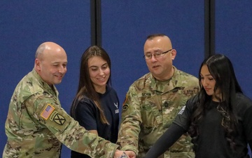 NY Guard Soldiers and an Airman mark National Guard birthday with cake cutting ceremony