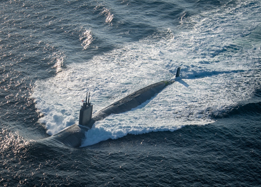 USS Greeneville Operates in the Pacific Ocean