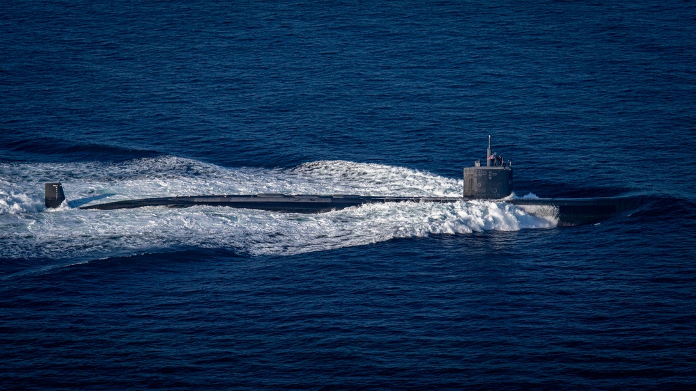 USS Greeneville Operates in the Pacific Ocean