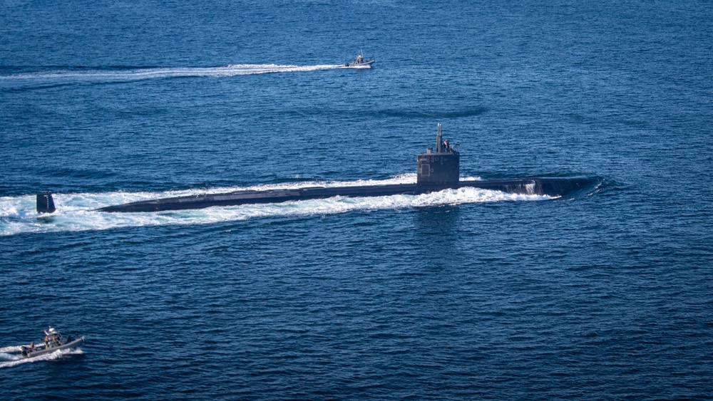 USS Greeneville Operates in the Pacific Ocean