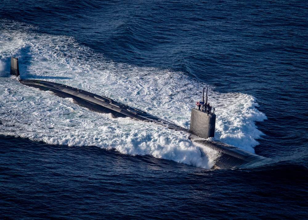 USS Greeneville Operates in the Pacific Ocean