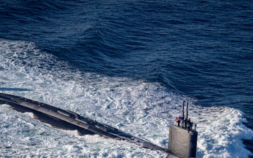 USS Greeneville Operates in the Pacific Ocean