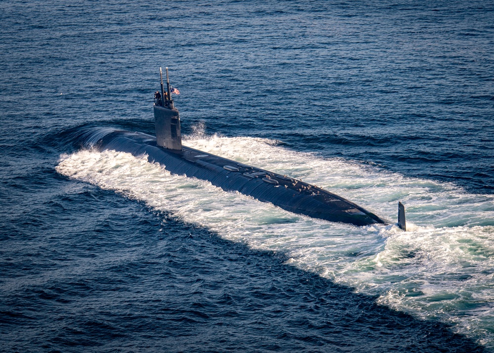 USS Greeneville Operates in the Pacific Ocean