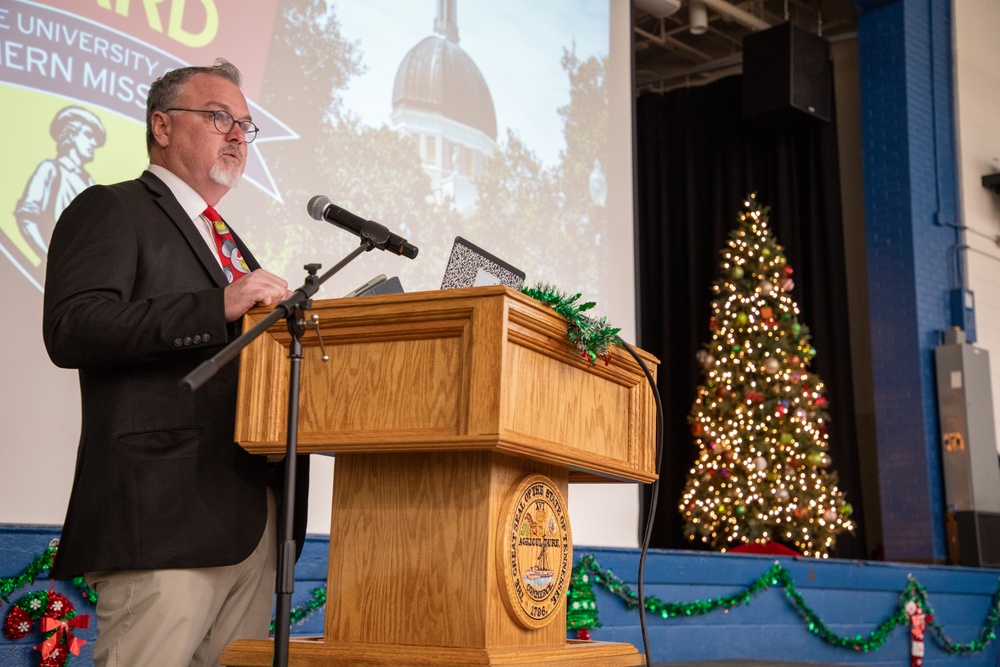 Dr. Kevin Greene speaks at National Guard's birthday celebration