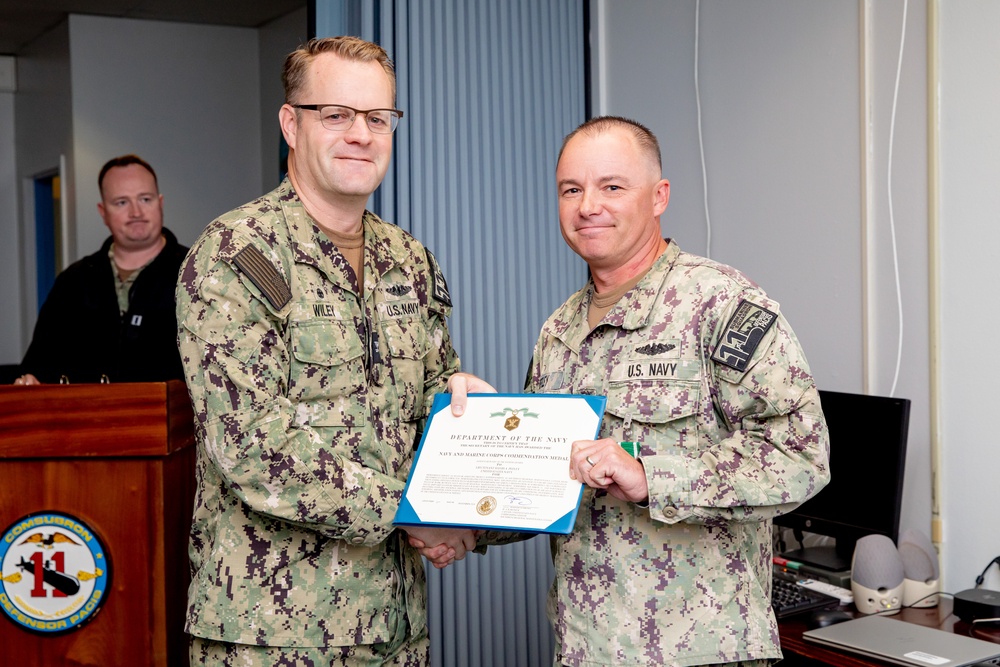 Commander, Submarine Squadron 11 Awards-At-Quarters