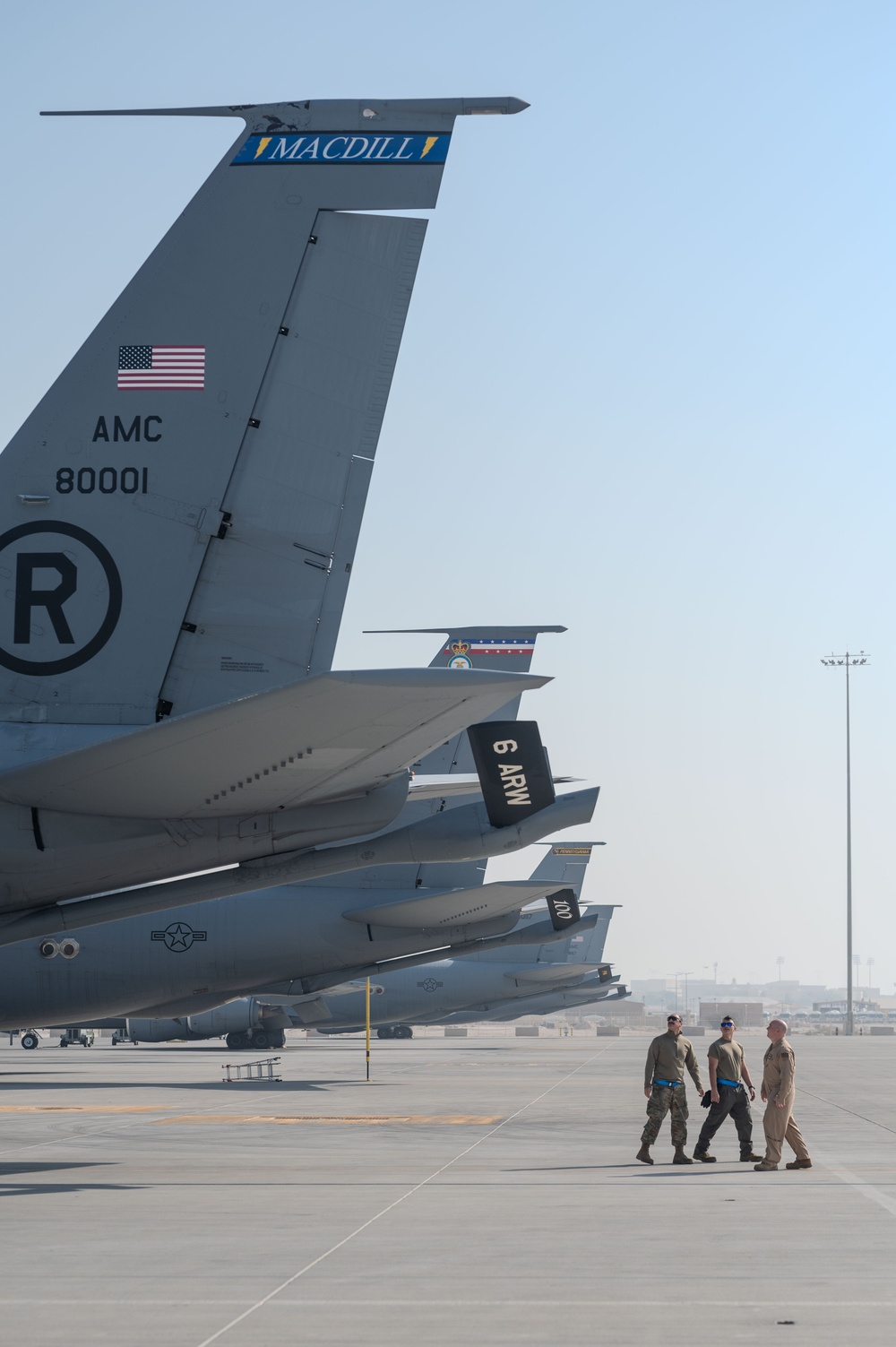 379th AEW commander flies routine refueling mission over USCENTCOM AOR