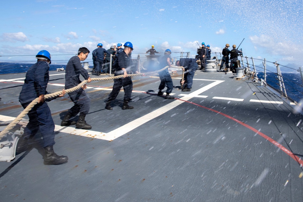 USS Spruance makes port at Joint Base Pearl Harbor-Hickam