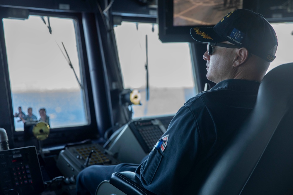 USS Spruance makes port at Joint Base Pearl Harbor-Hickam