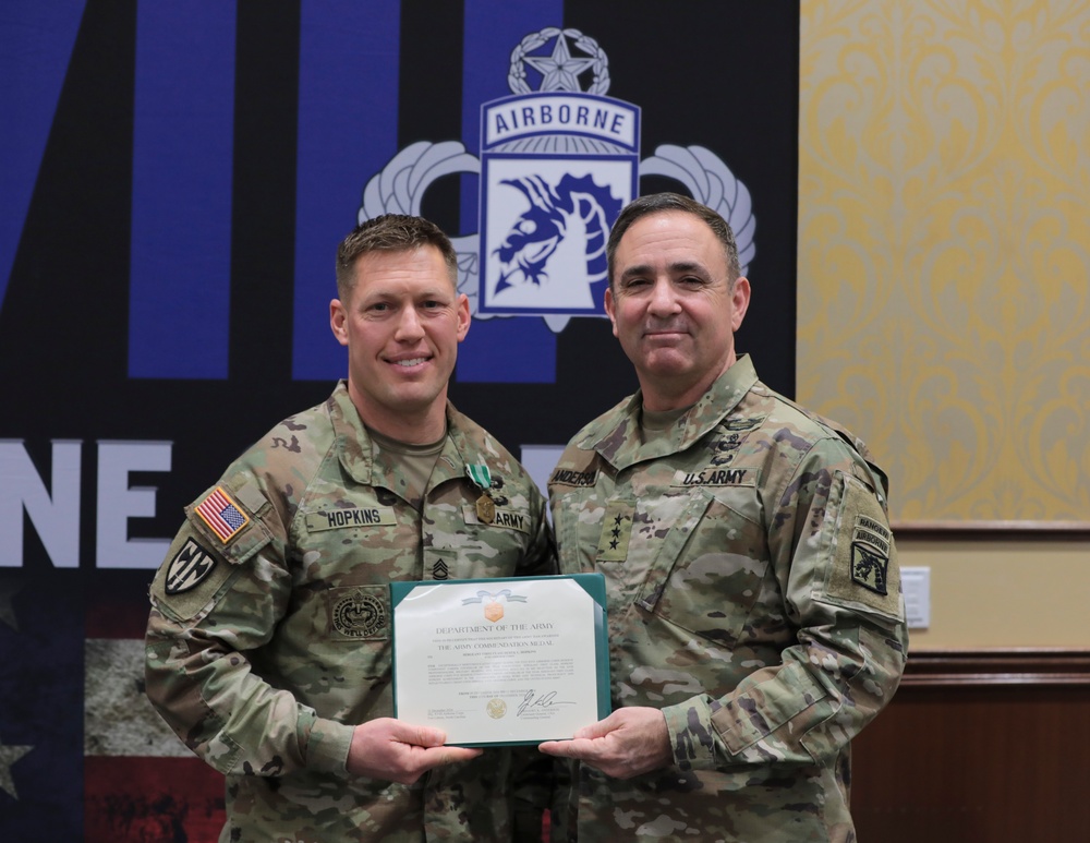 XVIII Airborne Corps Career Counselor of the Year Awards