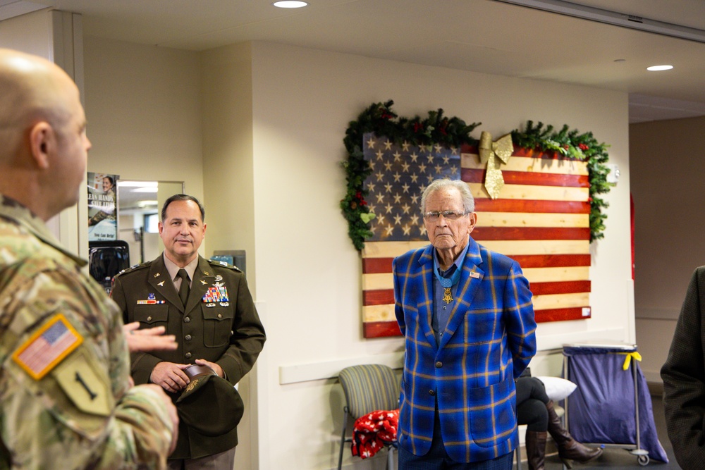 Medal of Honor Recipients Visit Patients at Walter Reed National Military Medical Center