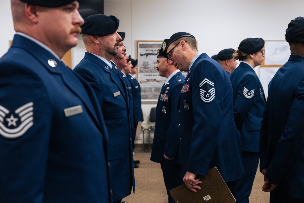 Attention to Detail: Security Forces Highlight Readiness with Uniform Inspections