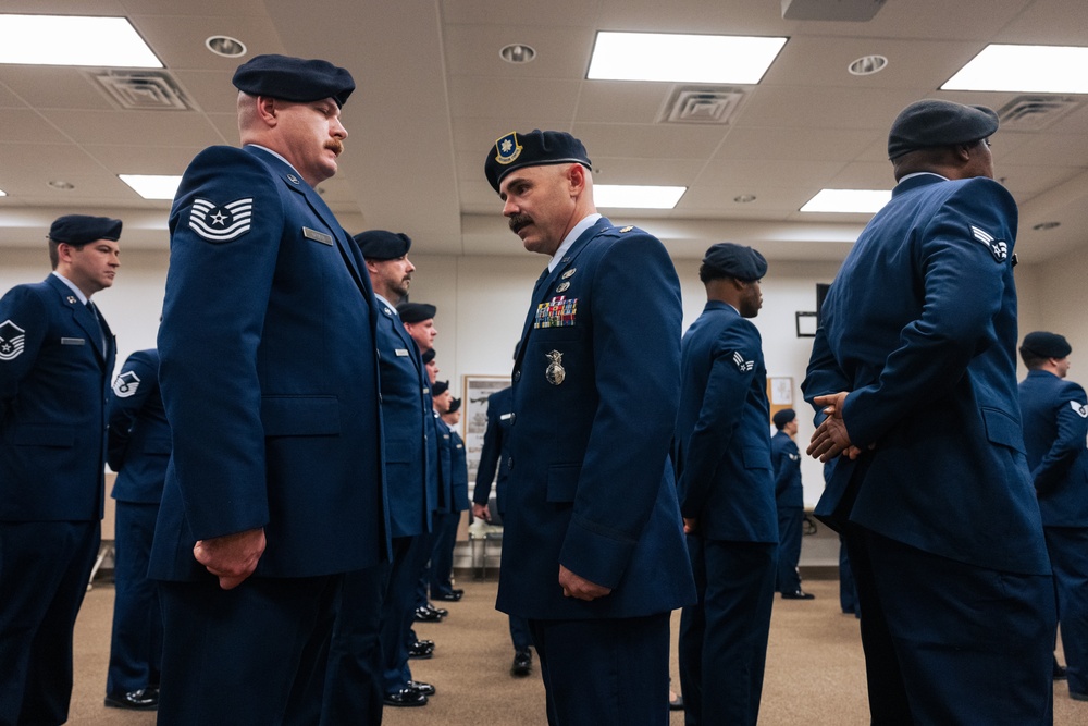 Attention to Detail: Security Forces Highlight Readiness with Uniform Inspections