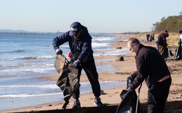 Beach Cleanup on Fort Wadsworth