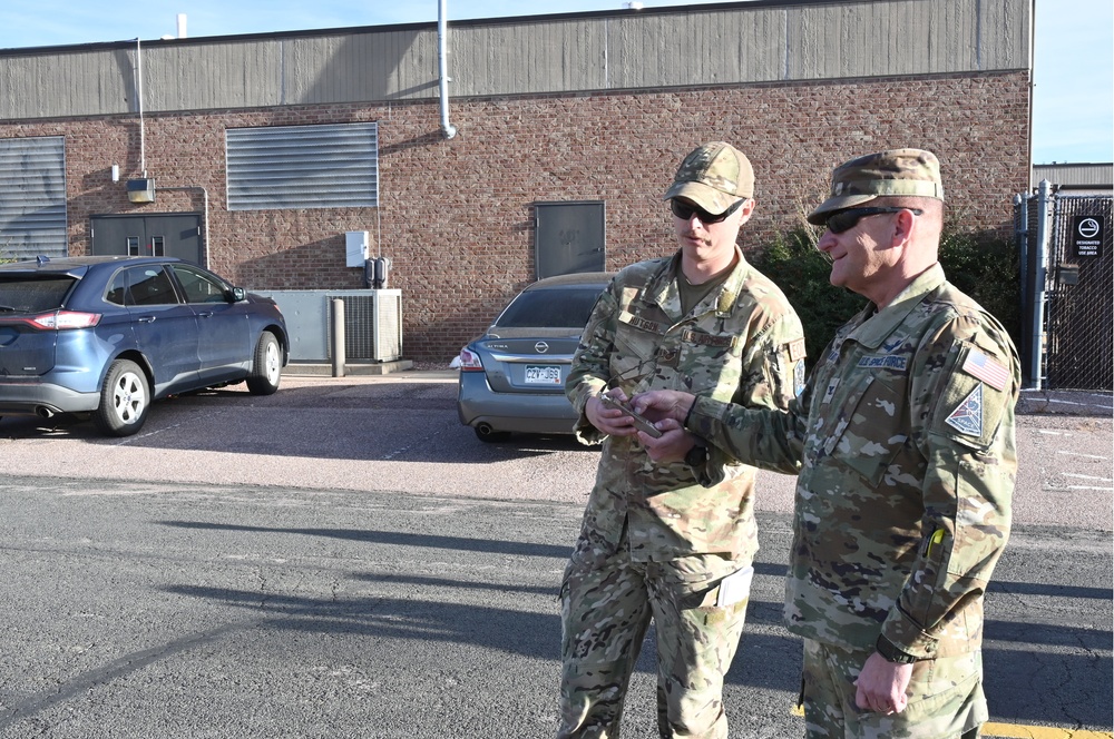 SBD 1 commander tours 21st CES