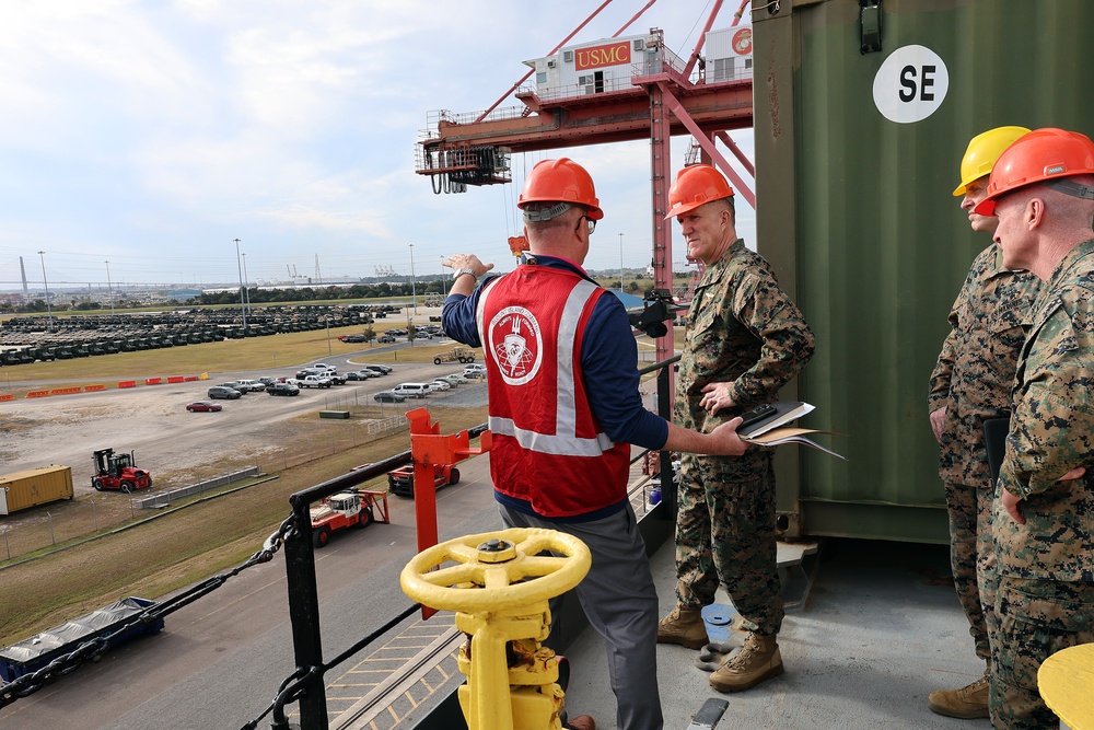 Top Marine Corps Installations General Tours Blount Island Facility