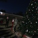 Col. Deedrick Reese, Robins Installation and 78th Air Base Wing commander, flips the switch to officially bring in the holidays at the Winter Market and Tree Lighting Ceremony at Robins Air Force Base.