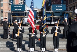 A commissioning ceremony for The Strike Group is held at the U.S. Navy Memorial Plaza [Image 1 of 3]