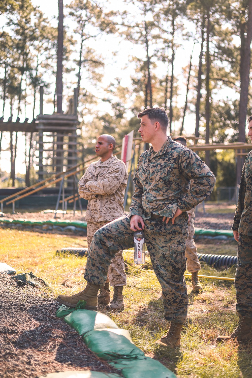 MAG-31 Marines Complete Confidence Course