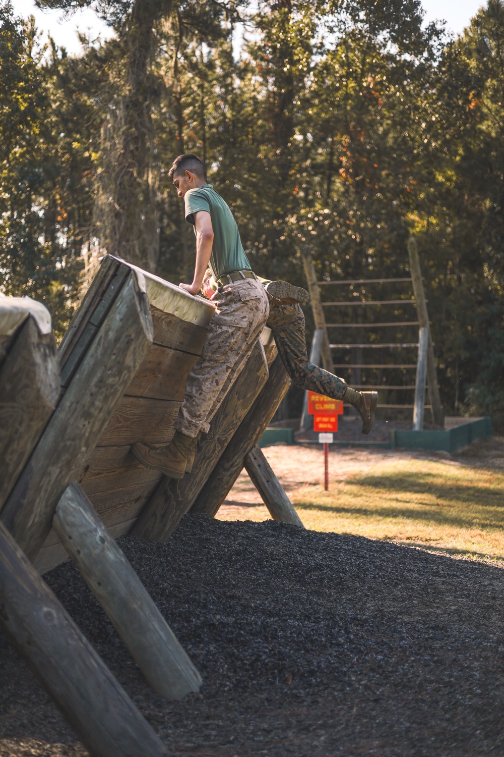 MAG-31 Marines Complete Confidence Course