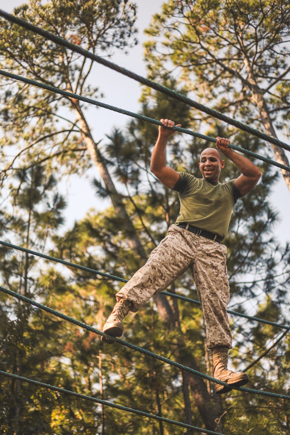 MAG-31 Marines Complete Confidence Course