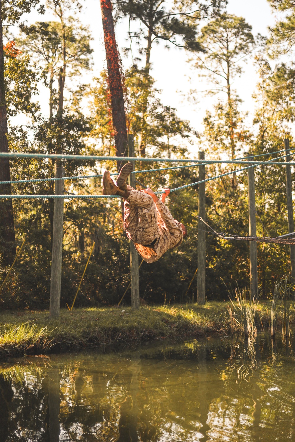 MAG-31 Marines Complete Confidence Course