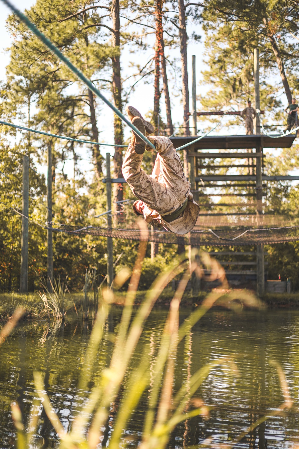 MAG-31 Marines Complete Confidence Course