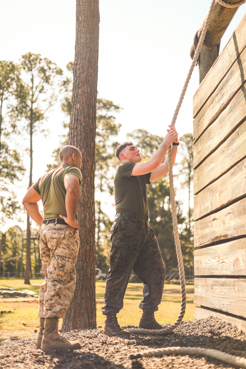 MAG-31 Marines Complete Confidence Course