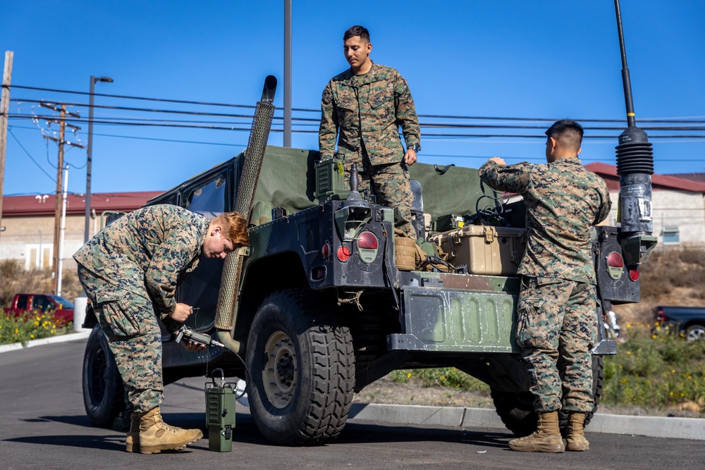 9th Comm Bn transmissions system training