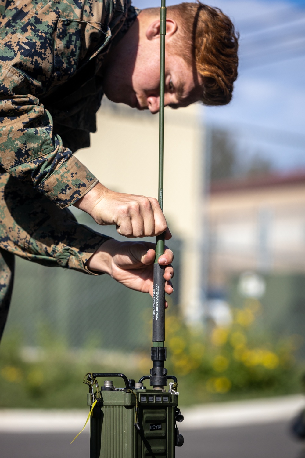 9th Comm Bn transmissions system training