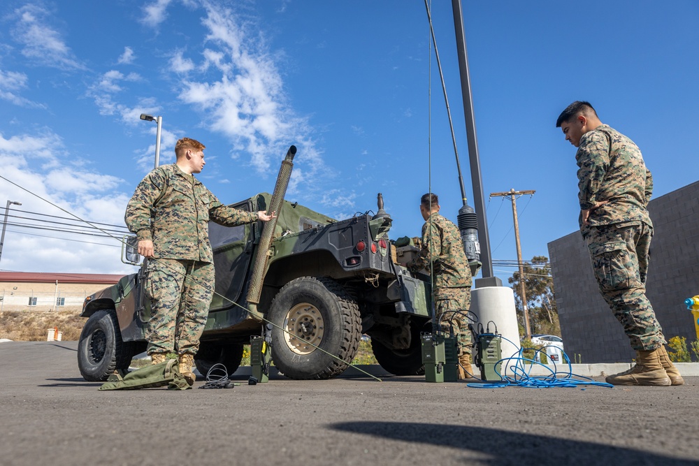 9th Comm Bn transmissions system training