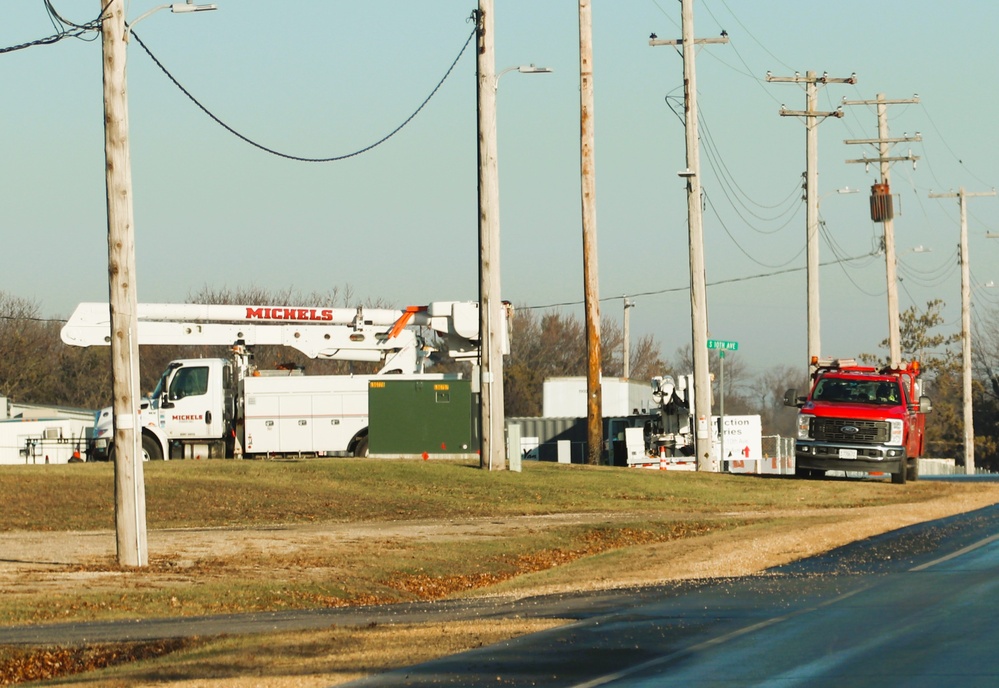 Work continues to upgrade Fort McCoy’s power grid to Wye Electrical System