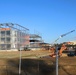 December 2024 construction operations for Fort McCoy East Barracks Project