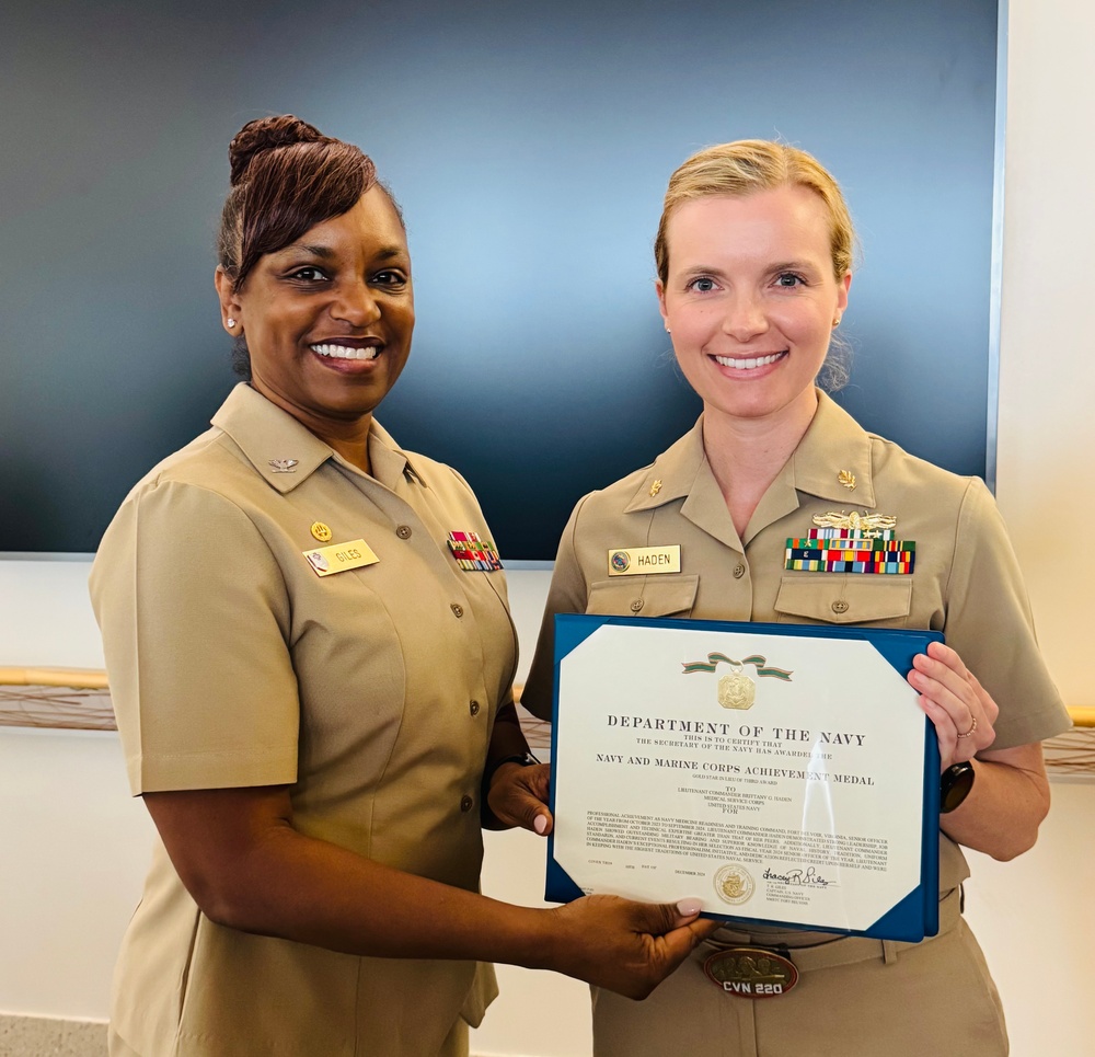 NMRTC Fort Belvoir Celebrates Officers of the Year