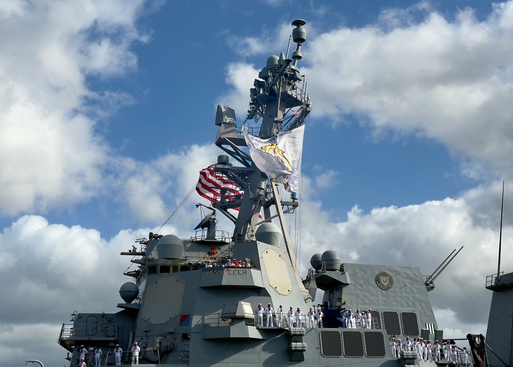 USS Frank E. Petersen Jr. Returns to Pearl Harbor