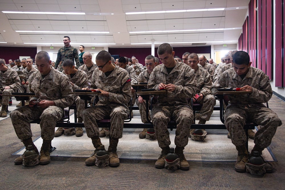 MCRD San Diego Bravo Company Practice Exam