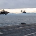 USS Ronald Reagan (CVN 76) conducts joint flight deck operations with the U.S. Army