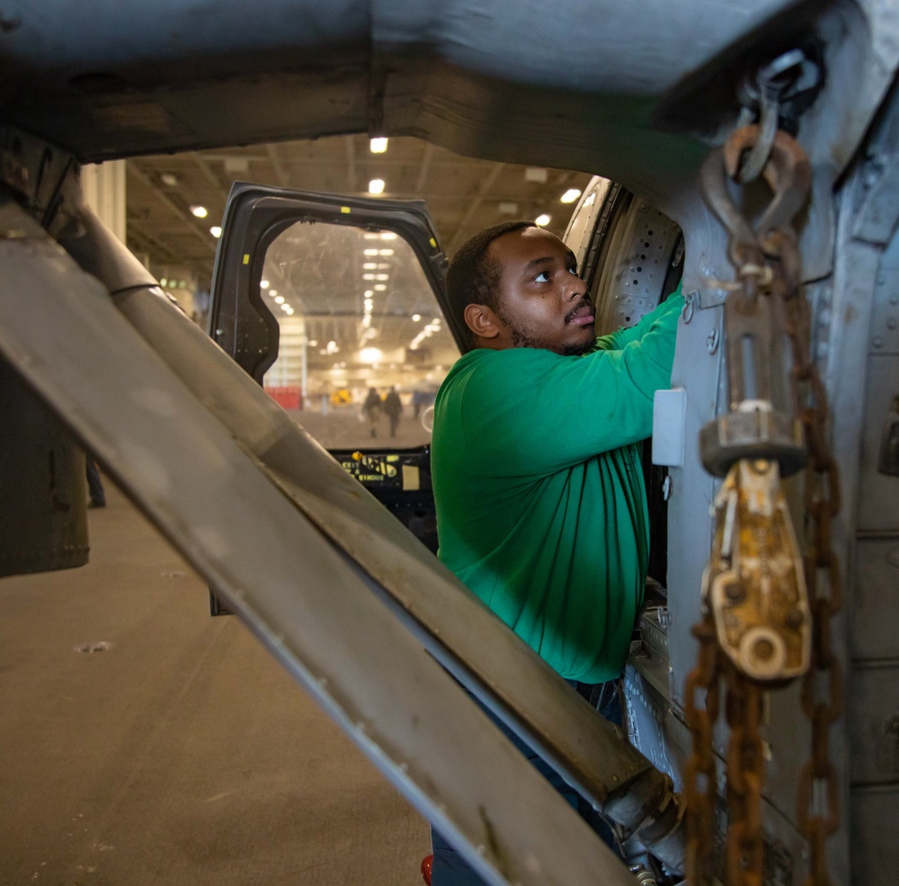 Daily Operations Aboard USS George H.W. Bush (CVN 77)