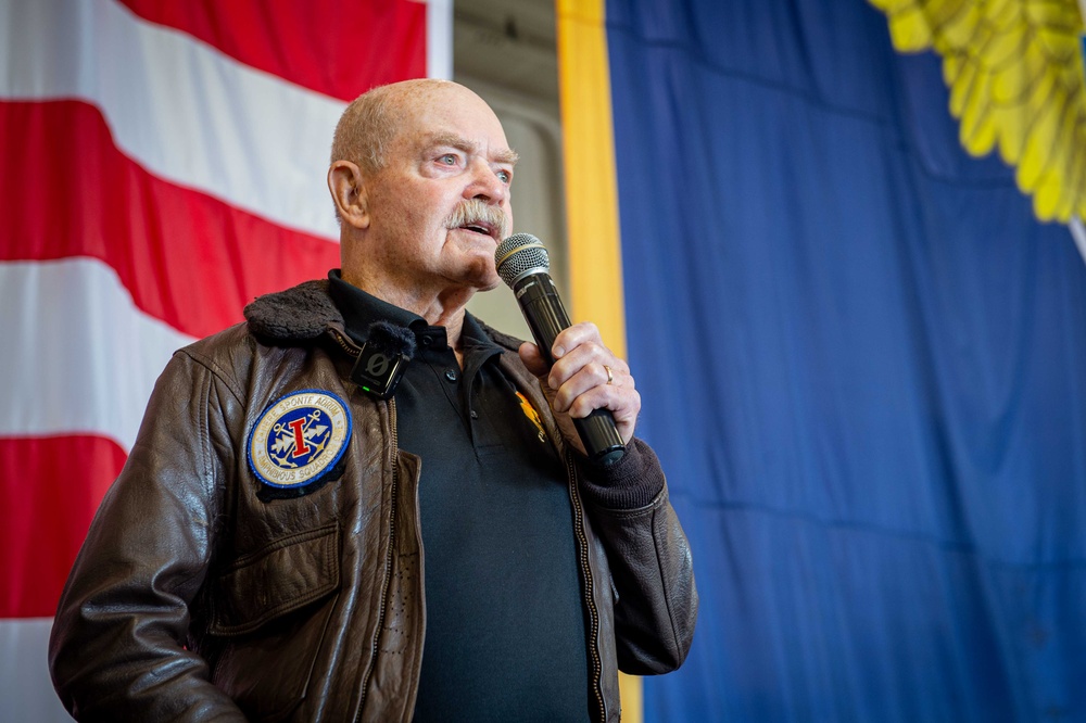 USS Carl Vinson (CVN 70) Visited by Vietnam POW/MIA Hero